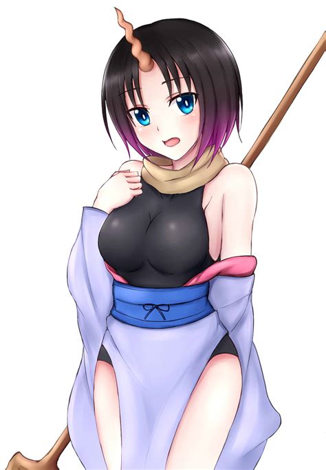 Elma Maidragon Kobayashi San Chi No Maidragon Highres Black Hair