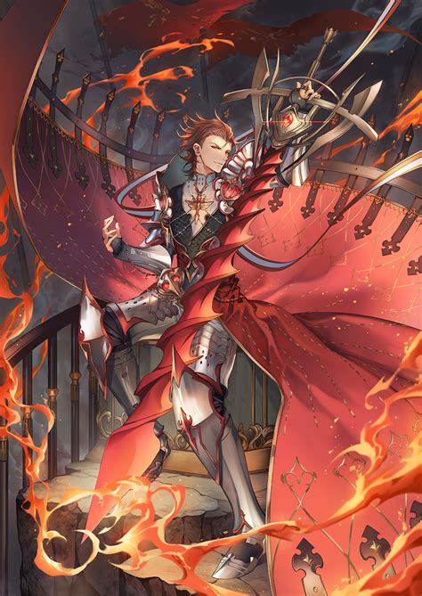 Fanart Lord Of Flames Illustration By Darkavey Pixiv Fantasy