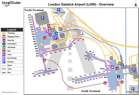 London London Gatwick Lgw Airport Terminal Maps