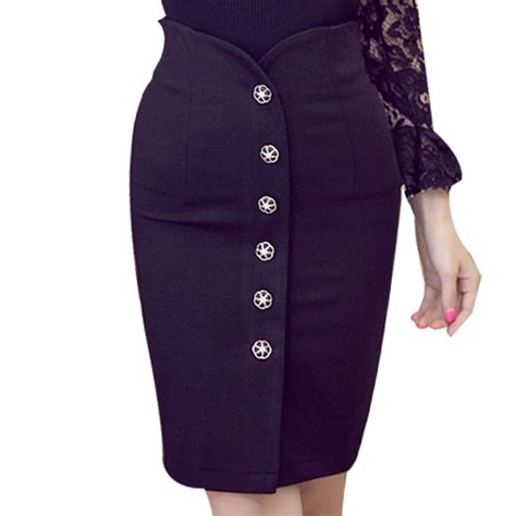 High Waist Women Bodycon Pencil Skirt Plus Size Women Office Skirts 5xl