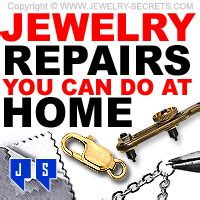 You're sitting around at home, wondering what to do with some pieces of jewelry lying about. DO IT YOURSELF JEWELRY REPAIRS AT HOME - Jewelry Secrets