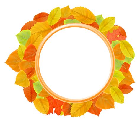 Autumn Leaves Frame Png Clipart Image Clipart Best Clipart Best