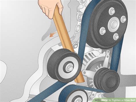 4 Ways To Tighten A Drive Belt Wikihow