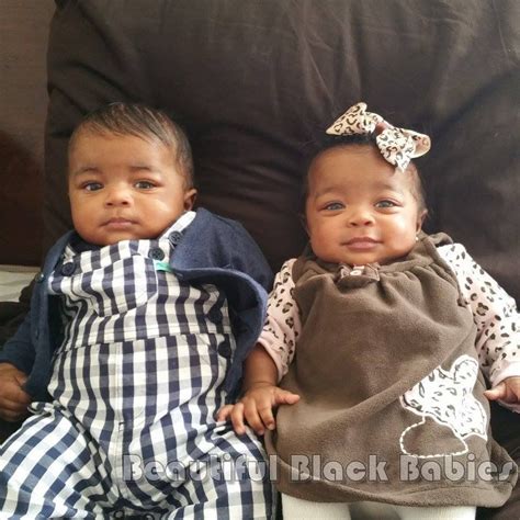 African American Twins Boy And Girl