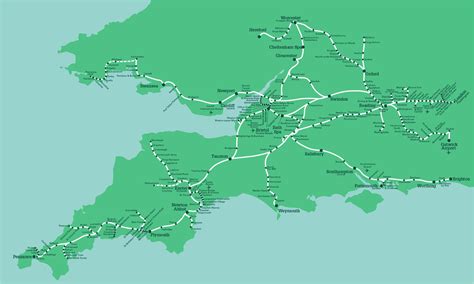 Rail Map South England Secretmuseum