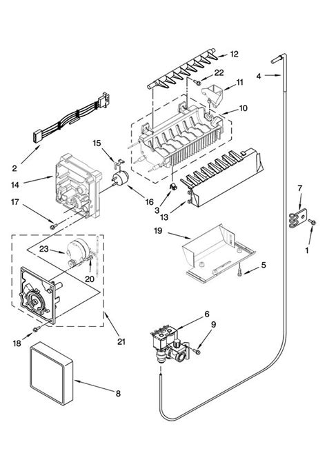 Kenmore Ice Maker Parts Diagram