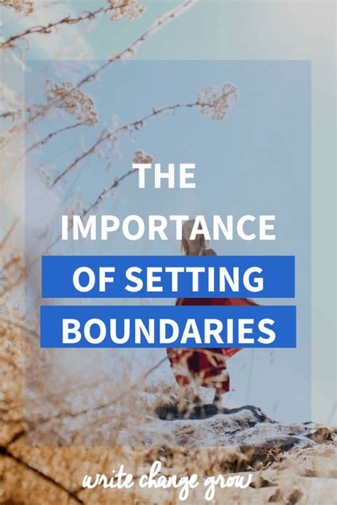The Importance Of Setting Boundaries