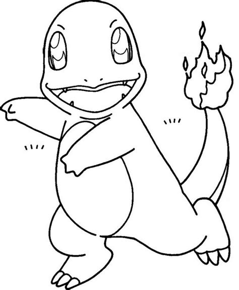 5 Desenhos Do Charmander Para Baixar Imprimir Colorir E Pintar