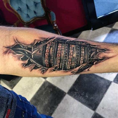 50 Ripped Skin Tattoo Designs For Men - Manly Torn Flesh Ink