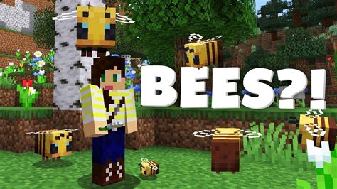 Adorable Bees Are New In Minecraft 115 🐝 Youtube