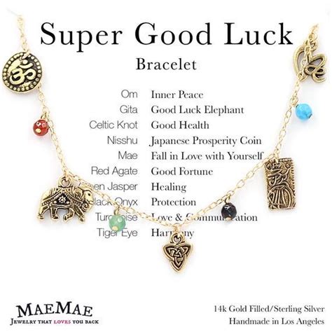 Super Good Luck Charm Bracelet Genuine Healing Stones And Etsy