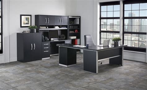 Black Modern Office Contemporary Office Design Modern Office