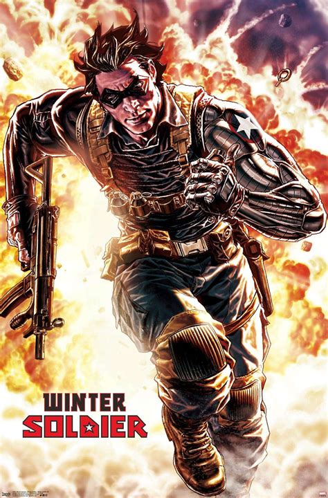 Marvel Comics Winter Soldier Winter Soldier 4 Poster