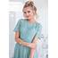 Dusty Mint Lace Overlay Modest Dress  Best And Affordable