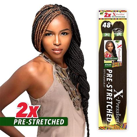Top 48 Image Xpression Pre Stretched Braiding Hair Vn