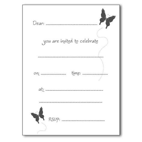 You can use it for inspiration, but making changes to it is as simple as the click of a mouse. pack of 10 personalised party invitations by beautiful day ...