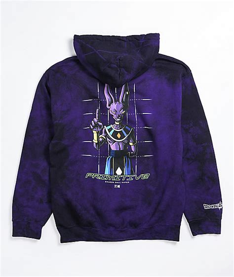 Limited supplies & free shipping with any us order. Primitive x Dragon Ball Super Beerus Purple Wash Hoodie ...