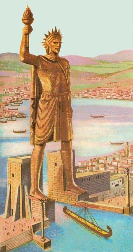 The Colossus Of Rhodes One Of The Seven Wonders Of The Ancient World