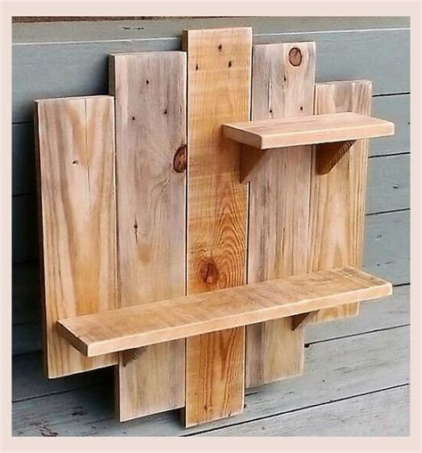 Rustic Ideas For Wooden Shelves Wooden Pallet Projects Diy Wood