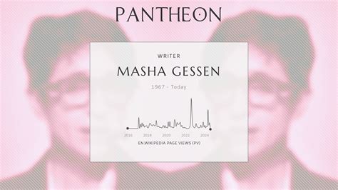 Masha Gessen Biography Russian American Journalist And Activist Pantheon
