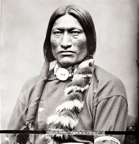 High Bear Oglala Lakota 1880s Montana Photo By La Huffman Native