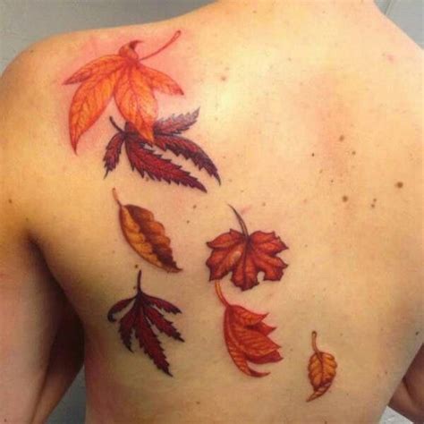 Greattattoosforgirls Autumn Tattoo Fall Leaves Tattoo Halloween