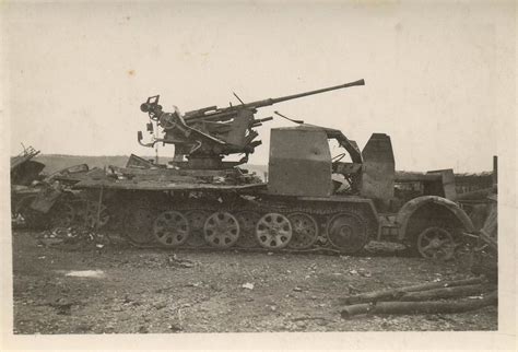 37 Cm Flak 363743 Auf Sdkfz 7 Sdkfz 72 Německo Deu