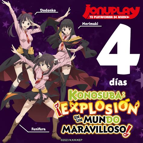 Jonu Media On Twitter Ya Queda Muy Poco Para Ver Konosuba ExplosiÓn