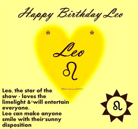 Happy birthday leo is a english album released on mar 2008. Happy Birthday Leo | Happy birthday leo, Leo, Zodiac signs leo