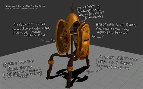 Steampunk Portal The Gentry Turret By Black Stormy On Deviantart