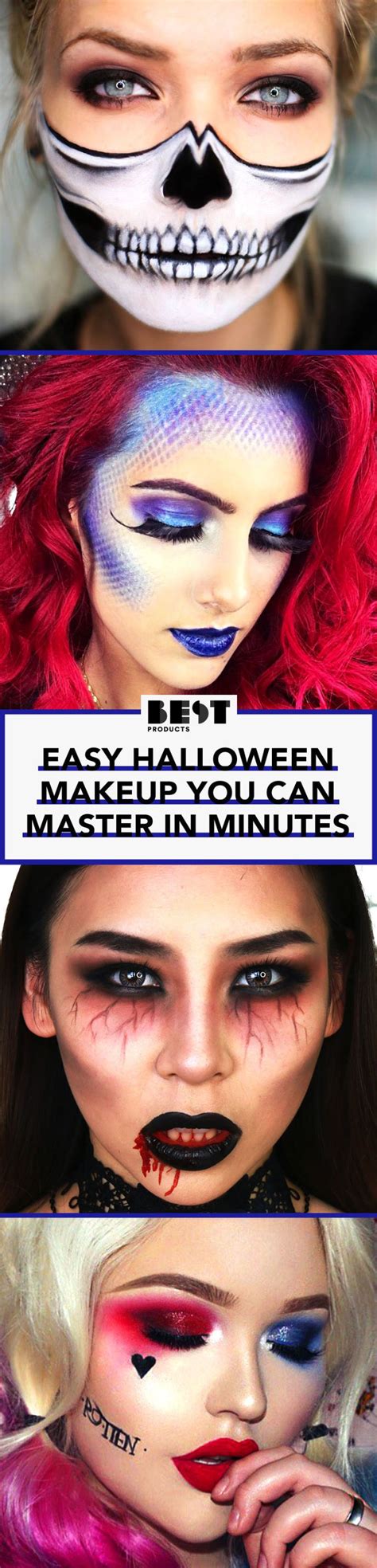 Easy Halloween Makeup Ideas You Can Master In Minutes Halloween Makeup Easy Halloween