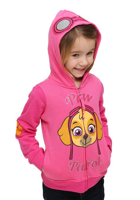 Girls Nickelodeon Paw Patrol Everest Skye Girls Pullover Crossover