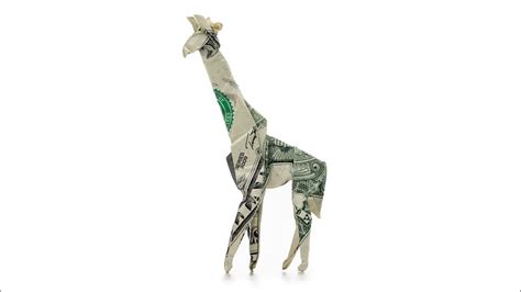 Origami Dollar Bill Giraffe John Montroll YouTube