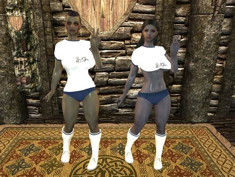 Classic Jp Gym Clothes Cbbe Done At Skyrim Nexus Mods And Community