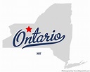 Map of Ontario, NY, New York