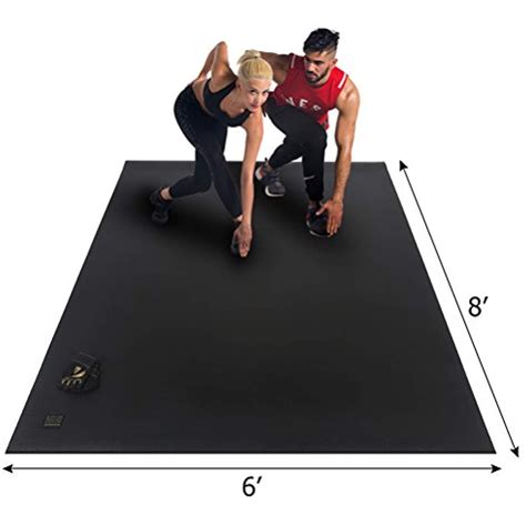Gxmmat Large Exercise Mat 6x8x7mm Thick Workout Mats For Home Gym
