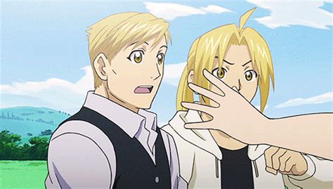 That S Winry S Reaction When She See The Elric Brothers With Their Own Bodie Fullmetal