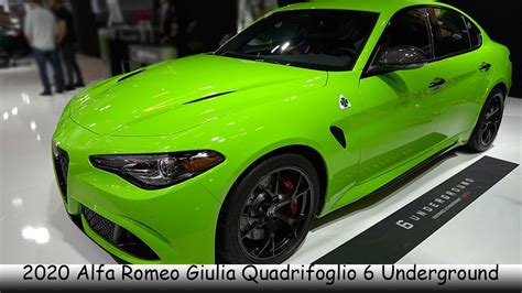 2020 Alfa Romeo Giulia Quadrifoglio 6 Underground Exterior And