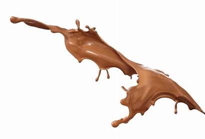 Splash Chocolate Clipart Milk Chocolade Transparent Brown