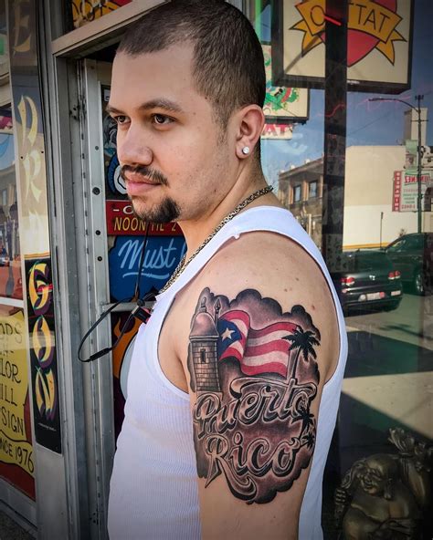 a tribute tattoo to his puerto rican heritage thanks caspermartinez22 puertoricantattoo