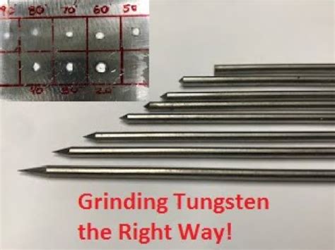 Grinding Tungsten The Right Way Youtube