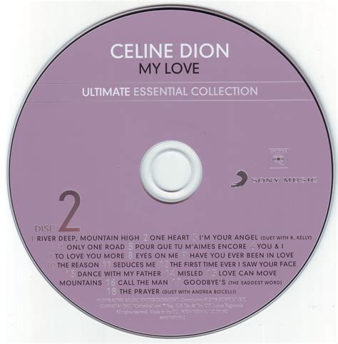 Release “my Love Ultimate Essential Collection” By Céline Dion Cover Art Musicbrainz