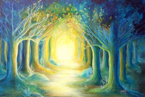 Finding The Way Back Mystical Painting Awakening Art Consciousness