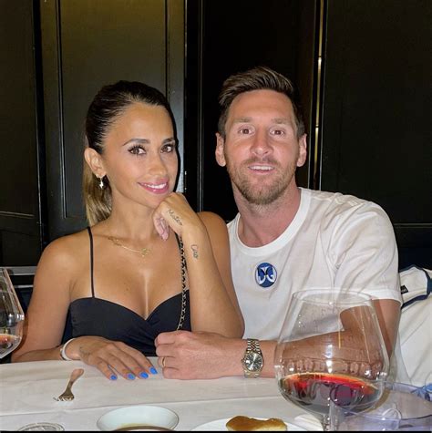 Lionel Messi and wife Antonella smiling again on night out in Paris