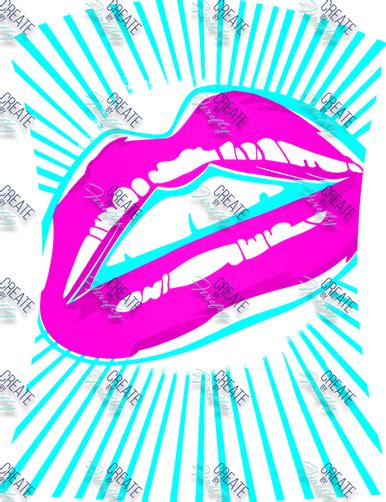 Pop Art Lips Create By Firefly