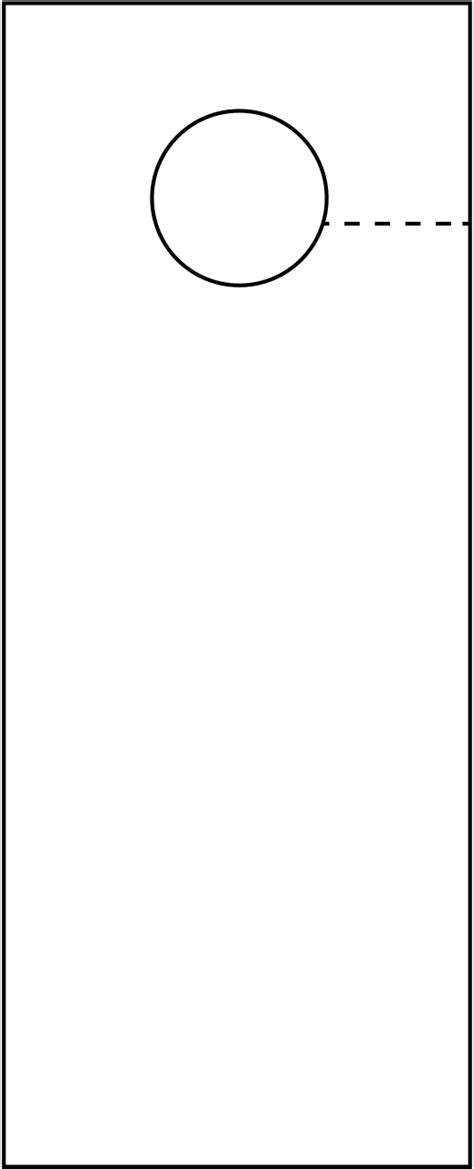 Door Hanger Template Printable Printable Word Searches