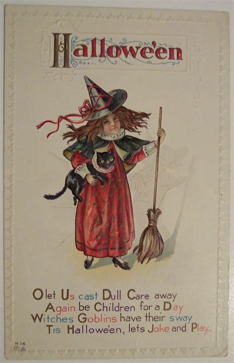 Vintage Holiday Images And Cards Vintage Halloween Cards