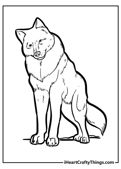 25 Wolf Coloring Pages All New And Updated 2021