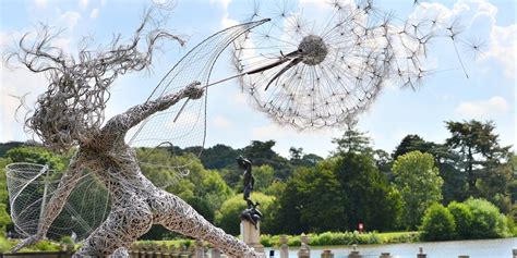 Dramatic Fairy Sculptures Dancing With Dandelions By Robin Wight