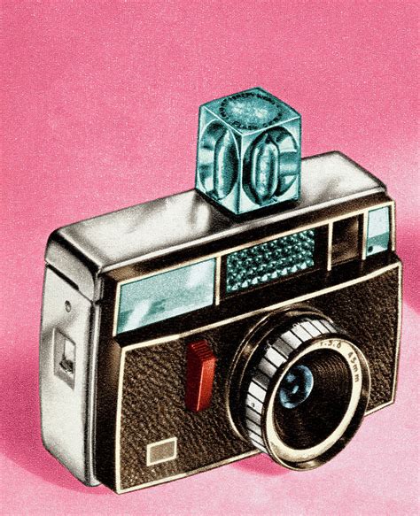 Camera With Flashbulb Drawing By Csa Images Fine Art America